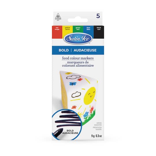 Satin Ice&#xAE; Bold Food Color Markers Set
